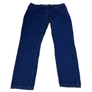 Michael Kors Jeans Women's Size 12 34x28 Blue Skinny Leg‎  Cotton Blend Stretch